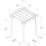 Forest Ultima 8' x 8' (Nominal) Flat Timber Pergola