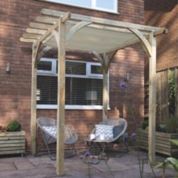 Forest Ultima 8' x 8' (Nominal) Flat Timber Pergola