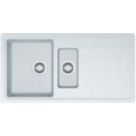 Franke Titan 1.5 Bowl Tectonite Sink White Reversible 970mm x 500mm
