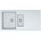 Franke Titan 1.5 Bowl Tectonite Sink White Reversible 970mm x 500mm