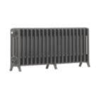 Arroll Edwardian 450mm x 1142mm 3557BTU Anthracite Horizontal Designer Radiator