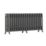 Arroll Edwardian 450mm x 1142mm 3557BTU Anthracite Horizontal Designer Radiator