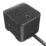 Masterplug 13A 3-Gang Unswitched Surge-Protected Extension Lead
 + 3A 2-Outlet Type C USB Charger Matt Black 2m