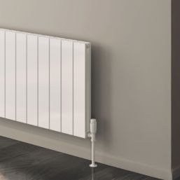 Reina Casina 600mm x 1230mm 4573BTU White Horizontal Aluminium Radiator