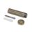 Eclipse Cylindrical Knurled Wall Mounted Projection Door Stop 20 x 83mm Antique Brass