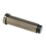 Eclipse Cylindrical Knurled Wall Mounted Projection Door Stop 20 x 83mm Antique Brass