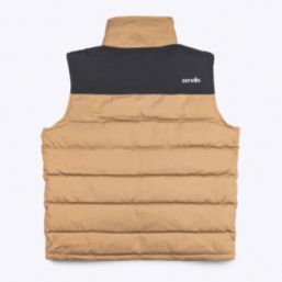 Scruffs Worker Padded Bodywarmer with Ripstop Panels Stone 3X Large 53-56" Chest