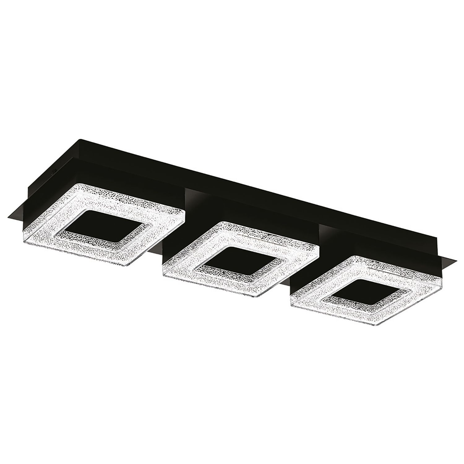 Eglo Fradelo LED Ceiling Light Black 5W 1200lm (956PL)