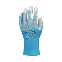 Wonder Grip WG-522W Bee-Tough Protective Work Gloves Blue / White Large