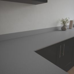 Metis  Light Grey Composite Kitchen Worktop 3050mm x 620mm x 15mm
