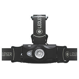 LEDlenser MH8 Rechargeable LED Head Torch Black 40 - 600lm