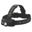 LEDlenser MH8 Rechargeable LED Head Torch Black 40 - 600lm