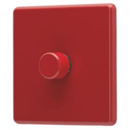 Arlec  1-Gang 2-Way LED Dimmer Switch  Red