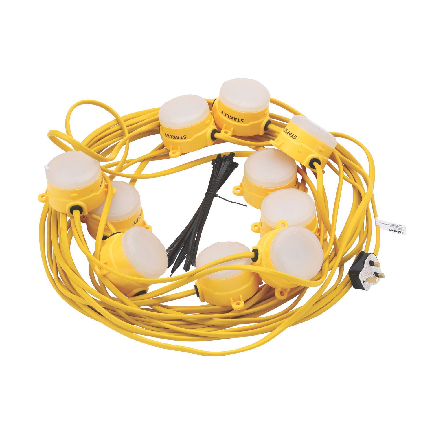 Stanley 20m LED Festoon Lights 80W 6400lm 240V (956RV)