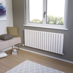 Ximax Oceanus 600mm x 1420mm 4635BTU White Horizontal Designer Radiator
