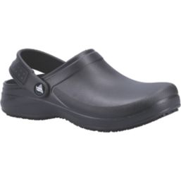 Skechers Riverbound Pasay Size 6 Womens Black Waterproof Slip-On Non Safety Clogs