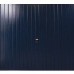 Gliderol Vertical 7' 6" x 7' Non-Insulated Frameless Steel Up & Over Garage Door Steel Blue