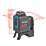 Erbauer  Red Self-Levelling Cross-Line Laser Level