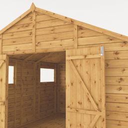 Mercia Modular 10' x 11' 6" (Nominal) Apex Shiplap T&G Timber Workshop