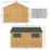 Mercia Modular 10' x 11' 6" (Nominal) Apex Shiplap T&G Timber Workshop
