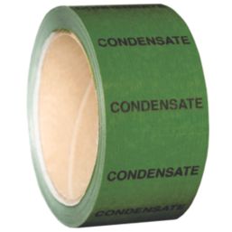 Essentials Condensate Pipe Marking Tape Green 33m x 50mm