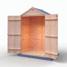 Shire  4' x 3' (Nominal) Apex Overlap Timber Garden Store