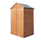 Shire  4' x 3' (Nominal) Apex Overlap Timber Garden Store