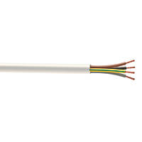 Time 3094Y White 4-Core 0.75mm² Flexible Cable 50m Drum