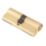ERA  6-Pin Euro Cylinder Lock 40-40 (80mm) Brass