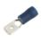 Essentials Insulated Blue 6.3mm Push-On (M) Crimps 100 Pack