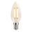 LAP  E14 Candle LED Light Bulb Clear 470lm 2.2W 2 Pack