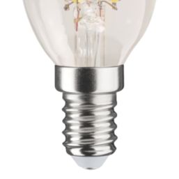 LAP  E14 Candle LED Light Bulb Clear 470lm 2.2W 2 Pack