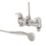 Refurb Swirl Conventional Chrome 92mm Deck Mounted Dual Control Manual Shower Mixer Tap