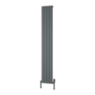 Reina Piatto Single 1800mm x 295mm 2291BTU Anthracite Vertical Designer Radiator