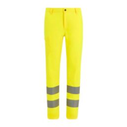 Regatta Pro Contract Stretch Action Trousers Yellow 46" W 31" L
