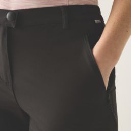 Regatta Highton II Womens Stretch Trousers Black Size 20 33" L
