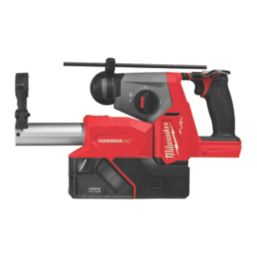 Milwaukee M18 FHACDDE-0C FUEL 18V Li-Ion RedLithium Brushless Cordless  SDS+ Drill & Dust Extractor Kit - Bare
