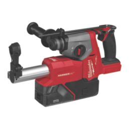 Milwaukee M18 FHACDDE-0C FUEL 18V Li-Ion RedLithium Brushless Cordless  SDS+ Drill & Dust Extractor Kit - Bare