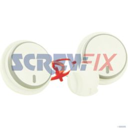 Vaillant 0020048920 Knobs, white 3 Pack
