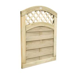 Forest Europa Prague Garden Gate 900mm x 1200mm Natural Timber