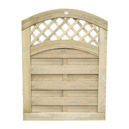 Forest Europa Prague Garden Gate 900mm x 1200mm Natural Timber