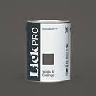 LickPro  Eggshell Black 03 Emulsion Paint 5Ltr