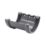 FloPlast  uPVC Half Round Union Bracket Anthracite Grey 112mm
