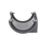 FloPlast  uPVC Half Round Union Bracket Anthracite Grey 112mm