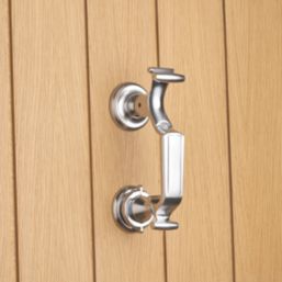 Hardware Solutions Door Knocker Doctor Satin Chrome 85mm x 176mm