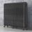 Arroll 794mm x 1009mm 5325BTU Black / Silver Cast Iron 2 Column Radiator