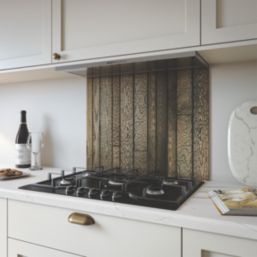 Wilsonart Rustic Ember Brown Splashback 600mm x 800mm x 4mm