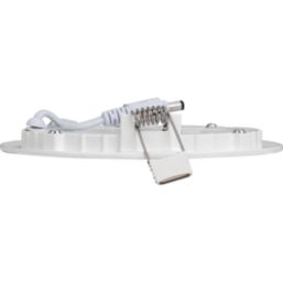 Luceco ECO Circular Fixed  LED Low Profile Slimline Downlight White 9W 720lm