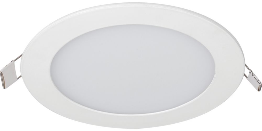 Luceco ECO Circular Fixed  LED Low Profile Slimline Downlight White 9W 720lm