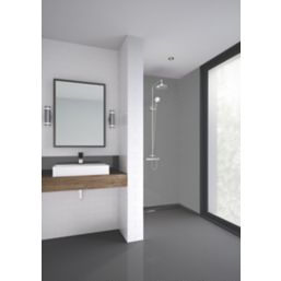 Splashwall  Composite Splashback Gloss Grey 2440mm x 1220mm x 3mm